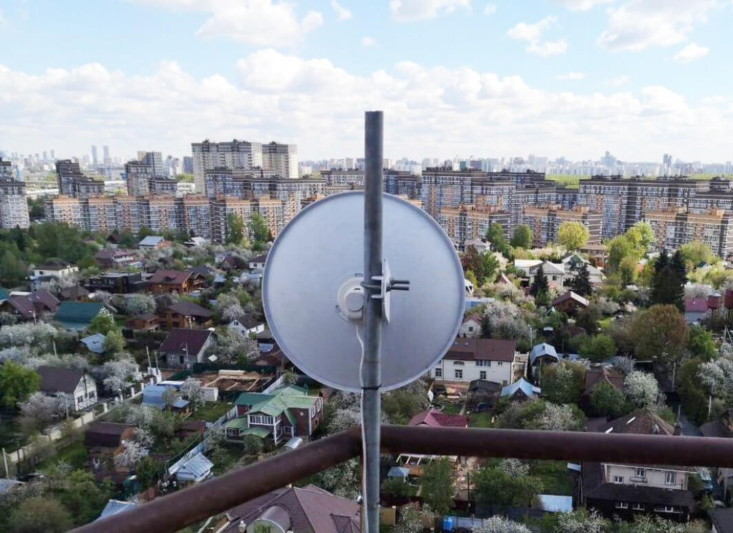 Установка спутникового Интернета Триколор в Апрелевке: фото №1